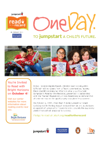 Read for the Record flyer